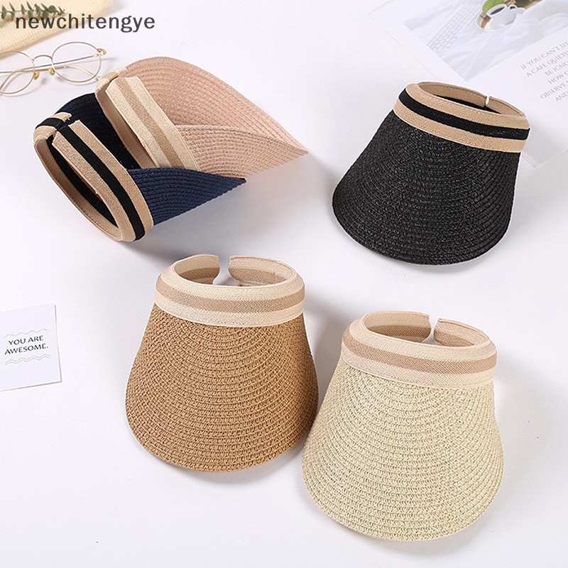 Mũ Cói Chống Nắng Hở Chóp Thời Trang Mùa Hè Cho Nữ