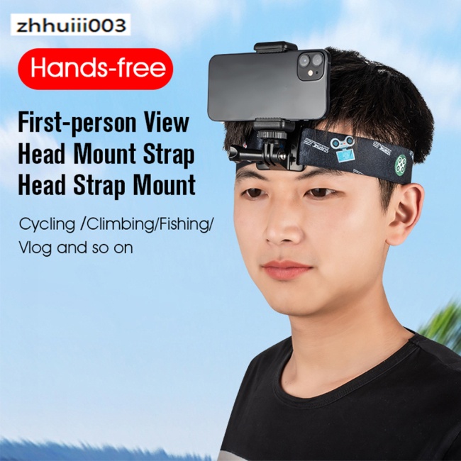 Giá Đỡ Điện Thoại Gắn Đầu Xe Dành Cho Action 3 / Go Pro8 / 9 / 10 Vlog First-Person View