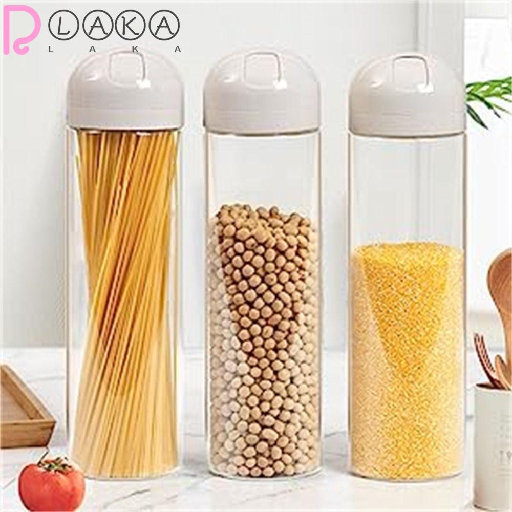 LAKAMIER Hộp Đựng Mì Spaghetti 12X3.3 inches 50 oz Bằng Thủy Tinh Màu Trắng