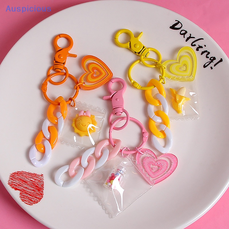 1 Móc Khóa Hình Kẹo / Trái Cây Dễ Thương Cho Nữ