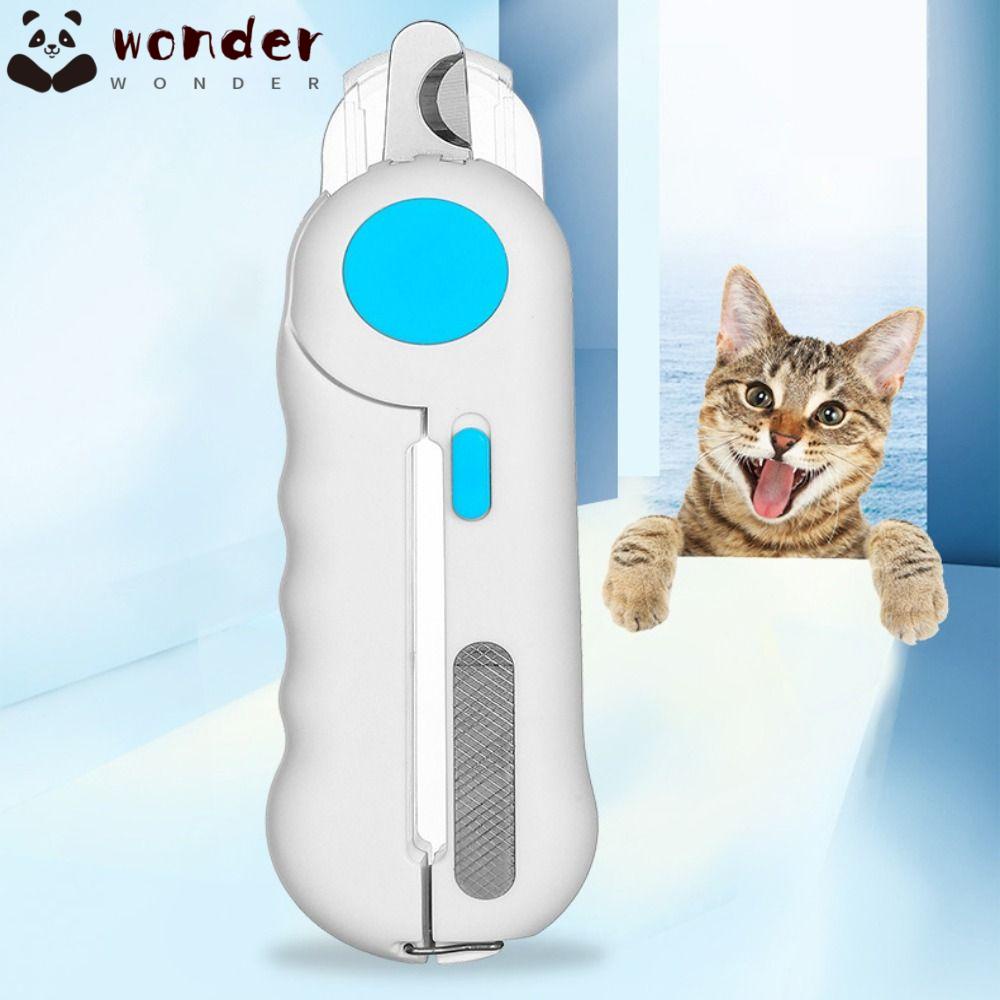 WONDER Kềm Cắt Móng Tay Kèm Pin Chuyên Nghiệp Bằng ABS An Toàn Cho Thú Cưng