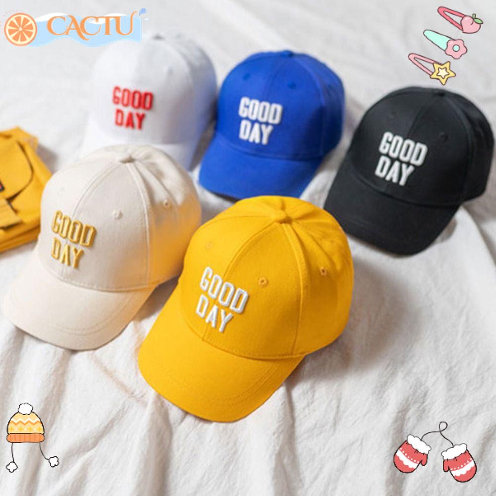 CACTU Mũ Lưỡi Trai Màu Sắc Nhã Nhặn Thời Trang