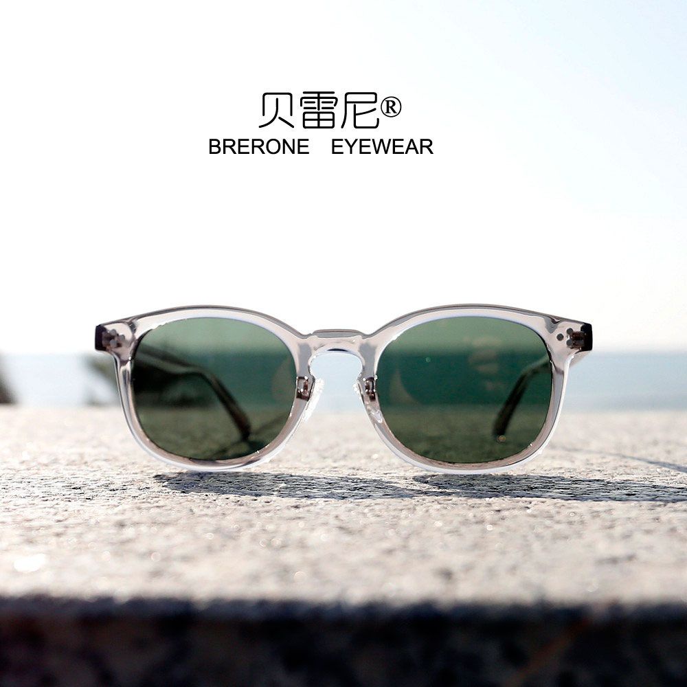Shawn Yue Kính Mát Phân Cực Màu Xanh Lá Đậm Siêu Nhẹ Phong Cách Mới Cho Nam Lái Xe Haobing boutiqu