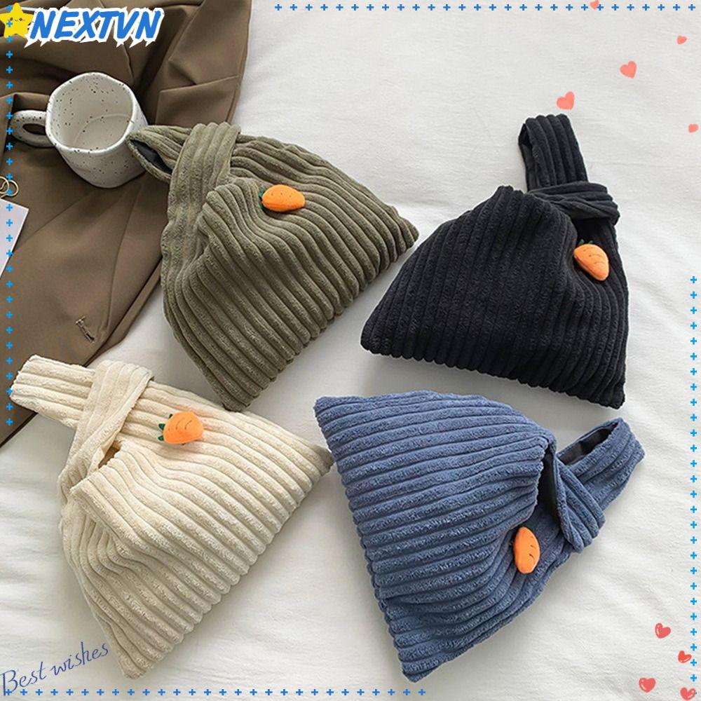 NEXTVN Túi Tote Nhỏ Chất Liệu Nhung Thời Trang Trẻ Trung