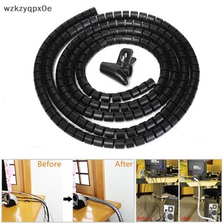 # Wzk #1m 8mm dây xoắn ốc quấn sleeving ban nhạc Ống cáp bảo vệ dòng quản lý.
