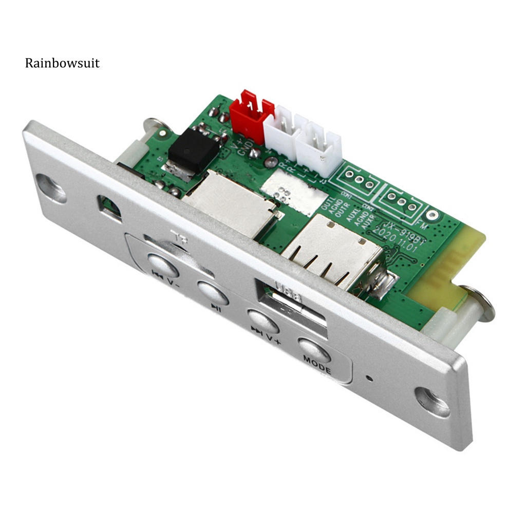 Mô Đun Giải Mã Máy MP3 12V 50W Bluetooth-compatible 5.0 Kèm Bộ Khuếch Đại Nguồn Cho Xe Hơi