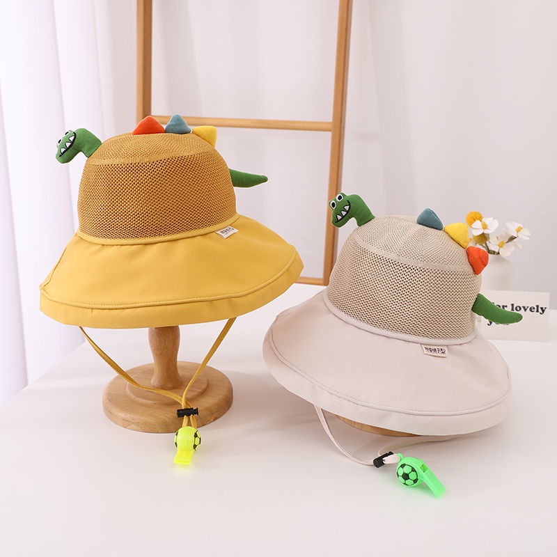 Mũ Tai Bèo Chống Nắng Cỡ Lớn Phối Lưới Thoáng Khí Thời Trang Mùa Hè Cho Bé Gái