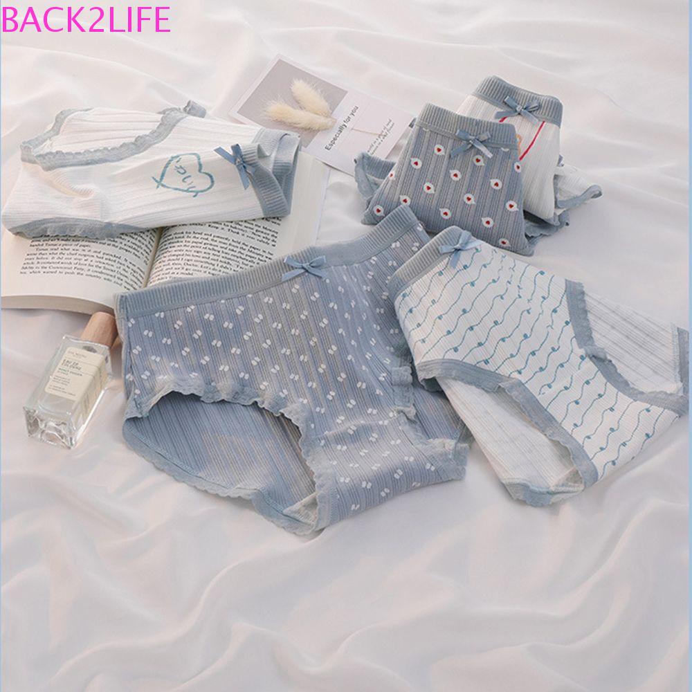 BACK2LIFE Quần Lót Ren Thoáng Khí Thoải Mái Dành Cho Nữ