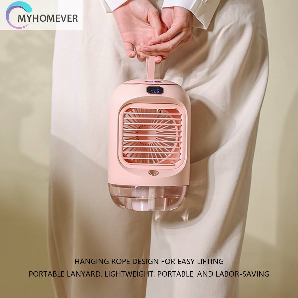 Quạt Điều Hòa 3600mAh 3 Tốc Độ Tiện Dụng Cho Gia Đình / Văn Phòng