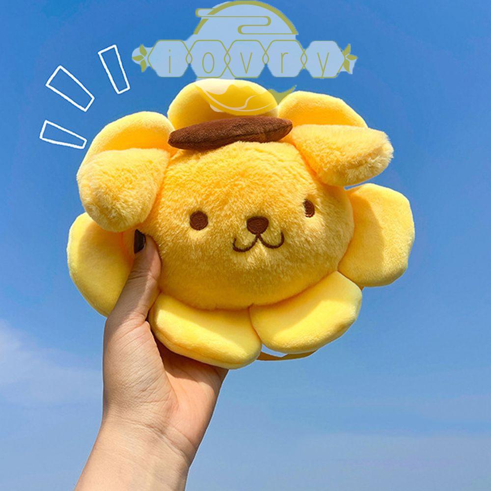 IVORY Túi Đeo Chéo Bằng Vải Bông Hình Động Vật Xinh Xắn