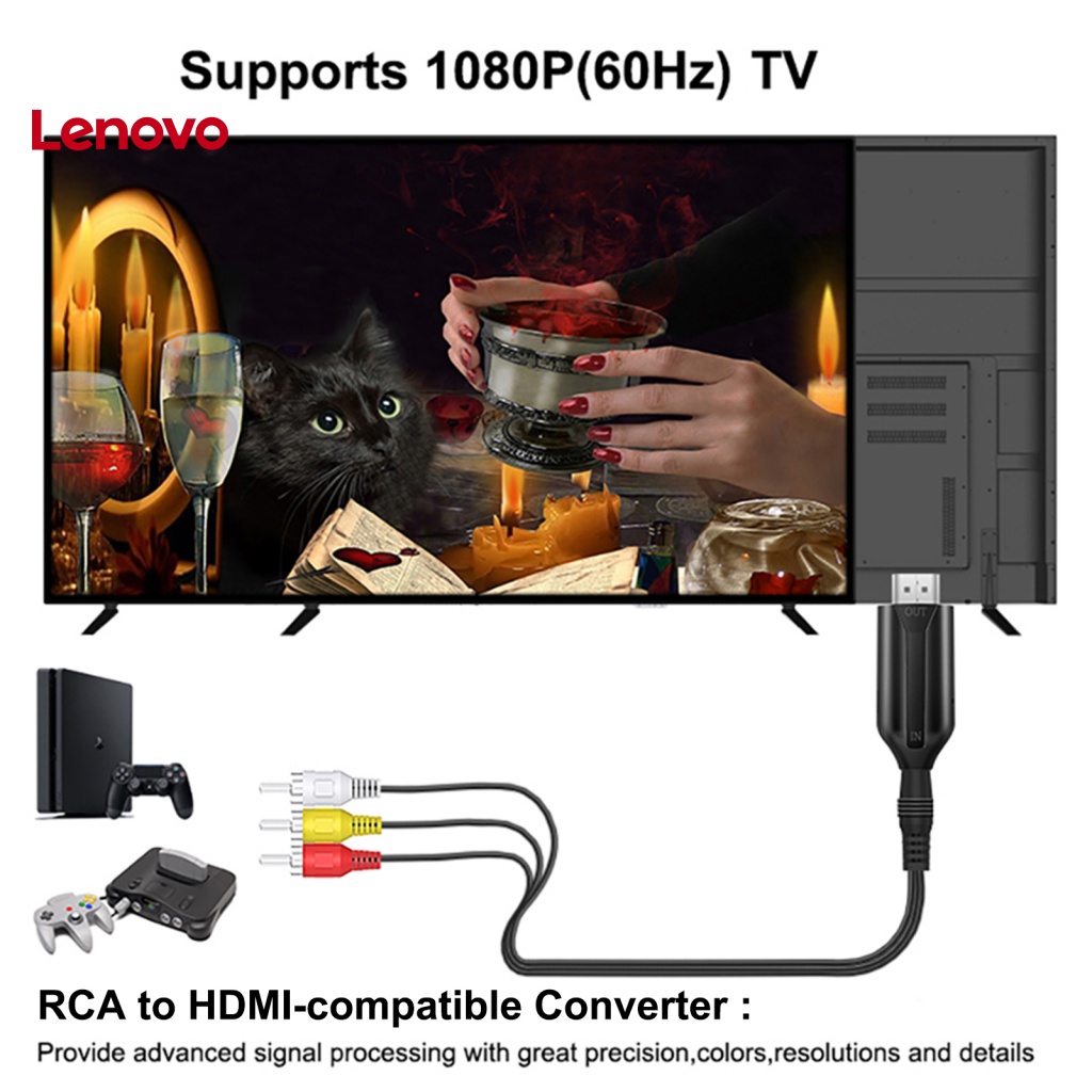 Cáp Chuyển Đổi Video 1080P Độ Phân Giải Cao Chống Nhiễu Ổn Định Hình Hoa Hướng Dương # 1