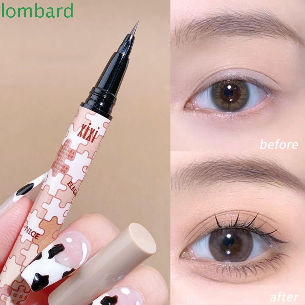 LOMBARD Bút Kẻ Mắt Dạng Lỏng Nhanh Khô Không Nhòe Chống Thấm Nước Phong Cách Hàn Quốc