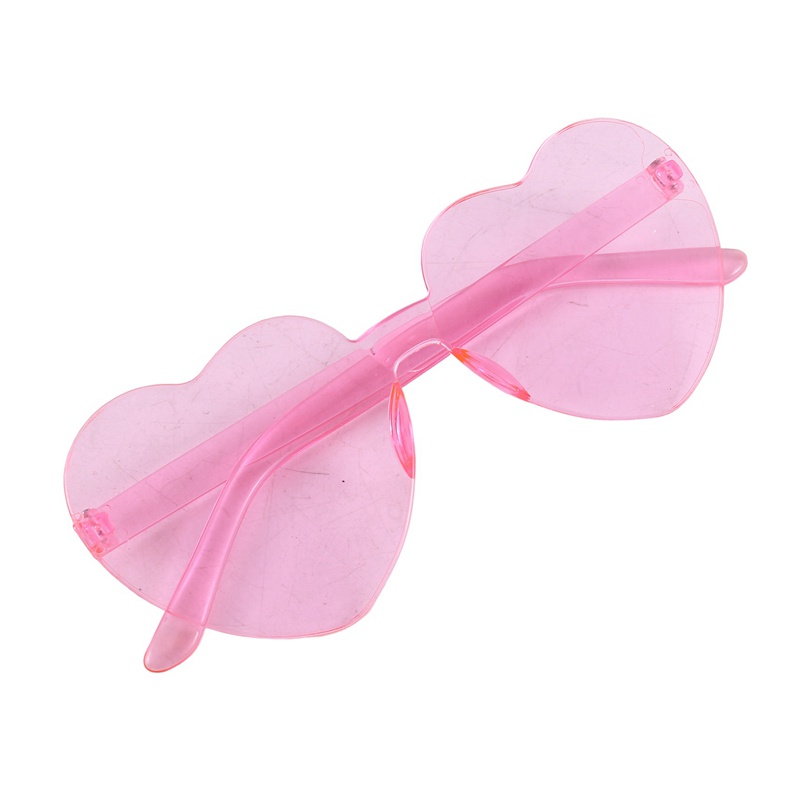 Kính Mát Hình Trái Tim Một Mảnh Trong Suốt Cho Nữ