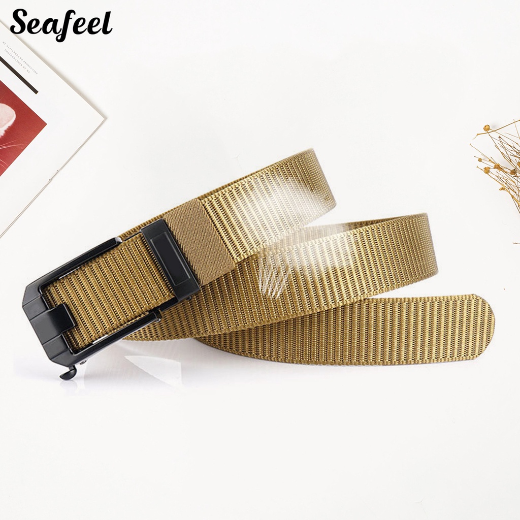 Thắt Lưng Dày Bản Rộng Cài Khóa Tự Động Có Thể Điều Chỉnh Cho Nam