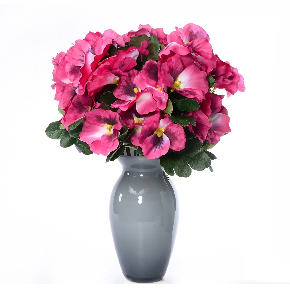 1 Nhánh Hoa Pansy Nhân Tạo Trang Trí Sân Khấu / Tiệc Cưới DIY