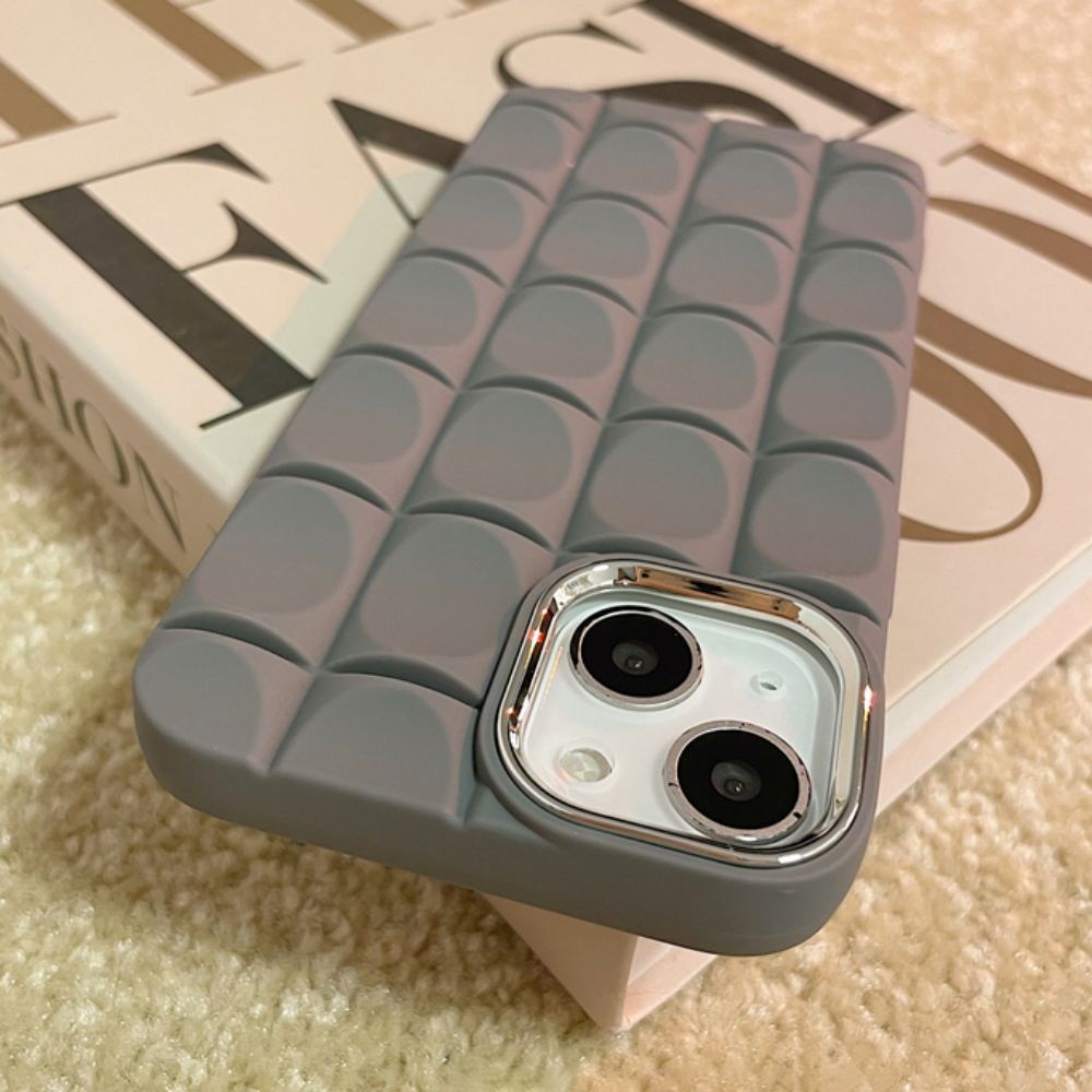 Ốp Điện Thoại TPU Mềm Nhám Chống Sốc Chống Trượt Mạ Điện In Họa Tiết 3D Cho IPhone 11 12 13 14 Pro Max