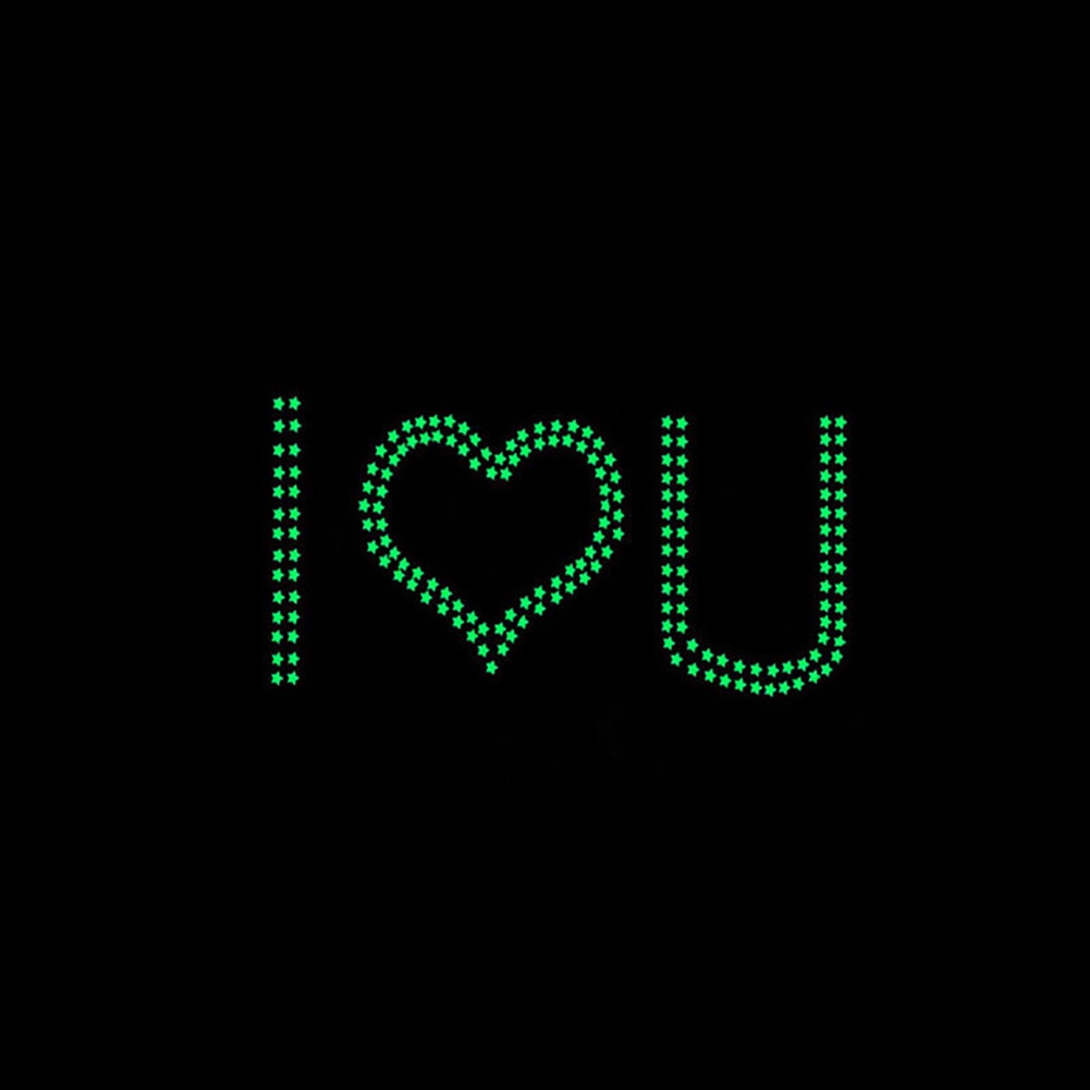 (Bất Ngờ) 101 Miếng Dán Tường Trăng Sao Dạ Quang Phát Sáng Trong Bóng Tối Trang Trí Phòng Trẻ Em