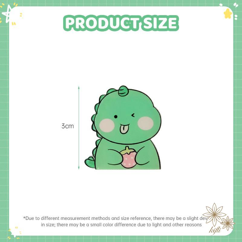 Huy Hiệu Cài Áo Hình Khủng Long Hoạt Hình Đáng Yêu Thời Trang Theo Phong Cách Nhật Hàn