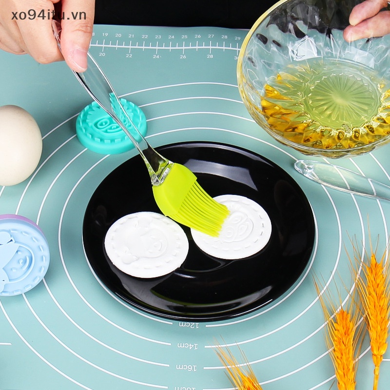Bộ 6 Khuôn Cắt Bánh Quy Bằng Nhựa Họa Tiết Hoạt Hình 3D