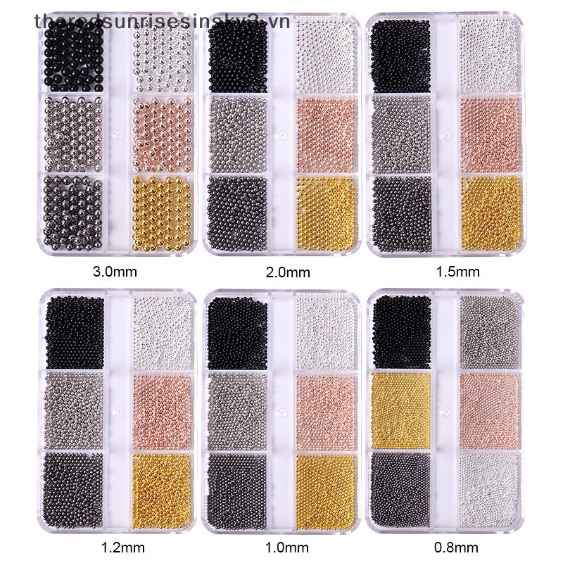 Hạt Thép 3D Mini Trang Trí Móng Tay Nghệ Thuật Thời Trang