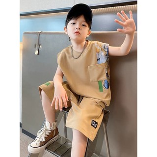 Bộ thun sát nách bé trai LD2344