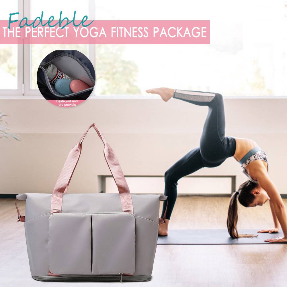 Túi Đựng Đồ Thể Thao Bằng Vải Oxford Có Ngăn Khô Và Ướt Tiện Dụng