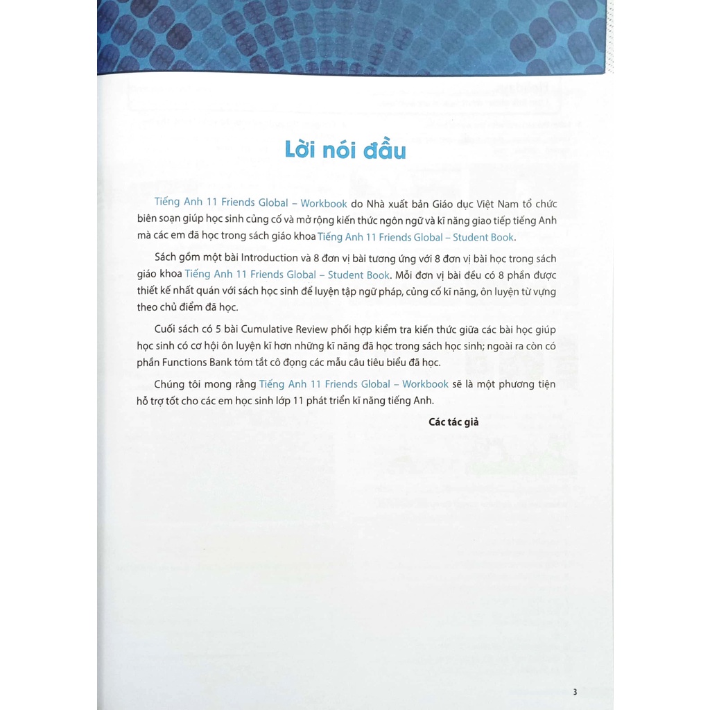 Sách Tiếng Anh 11 Friends Global - Workbook