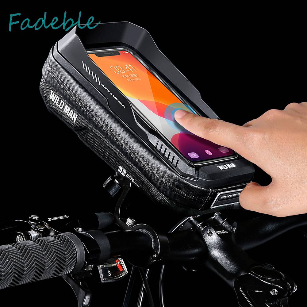 Túi Đựng Điện Thoại 0.6L Chống Thấm Nước Gắn Tay Lái Xe Đạp Tiện Dụng