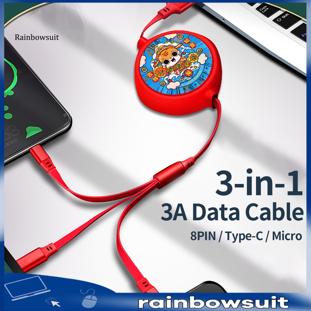 Dây Cáp Sạc Nhanh Type-C Micro USB 8Pin An Toàn Cho Gia Đình