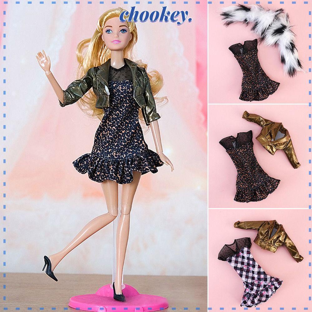 CHOOKEY 1 Bộ Váy Cho Búp Bê Dài 30cm
