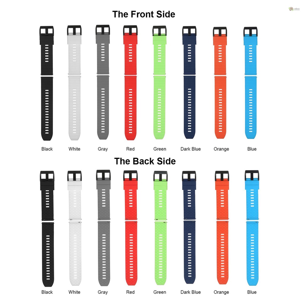 Dây Đeo Silicone Mềm 22mm Có Khóa Thoáng Khí 22mm Cho Đồng Hồ Thông Minh / Truyền Thống