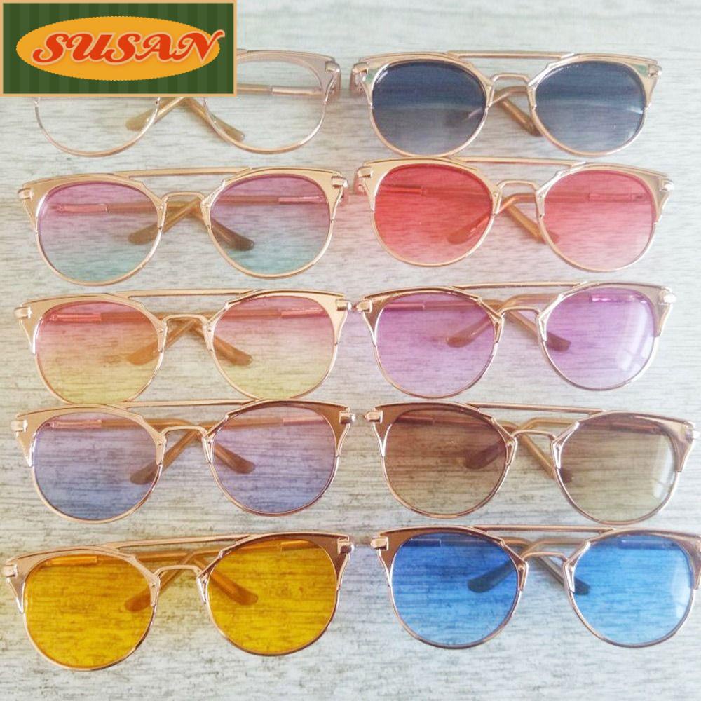 SUSANS Mắt Kính Mini Dễ Thương 10 Màu Cho Búp Bê BJD 1 / 31 / 4