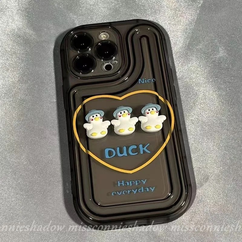 Ốp Điện Thoại Họa Tiết Hoạt Hình 3D Dễ Thương Cho IPhone X XR 7plus 11 12 14 13 Pro MAX 7 8 Plus XS MAX SE 2020