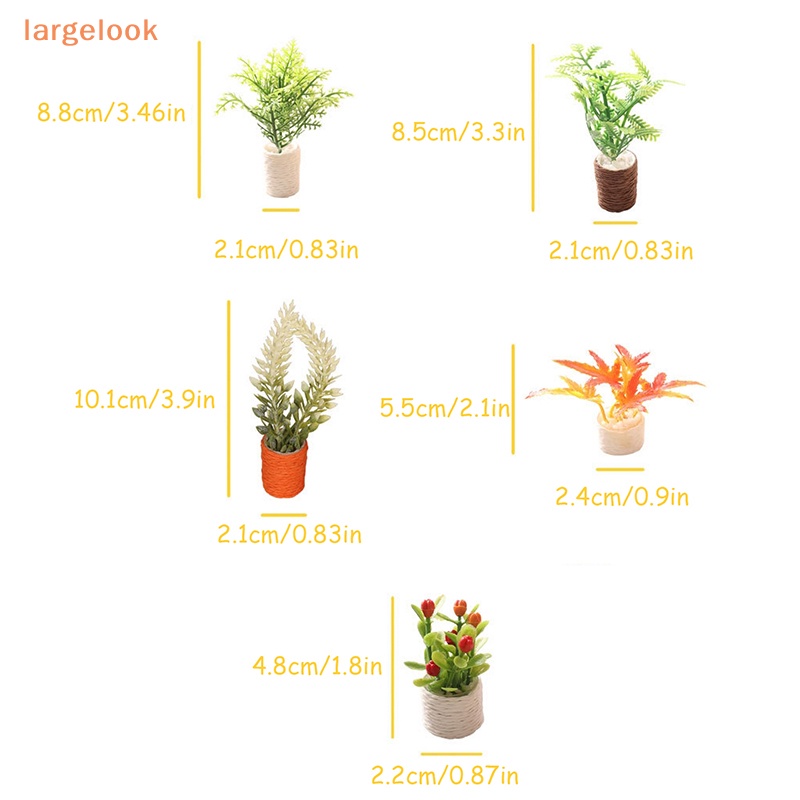 Chậu Cây Phong Tỉ Lệ 1: 12 Dùng Trang Trí Nhà Búp Bê