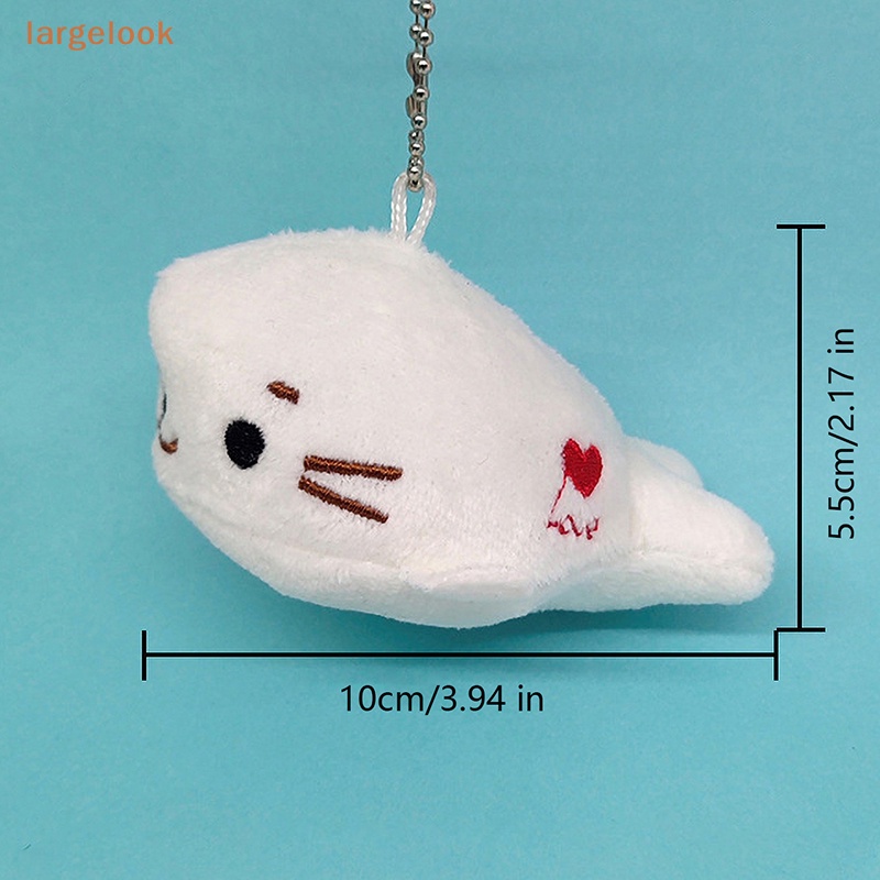 [Widelook] 1 Cái Màu Trắng Nhỏ Dễ Thương 10cm Approx. Móc Khóa Hình Đồ chơi nhồi bông Đáng Yêu