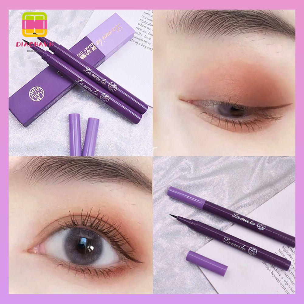 DIACHAVN Bút Kẻ Mắt Màu Lì Siêu Mỏng Chống Thấm Nước Lâu Trôi