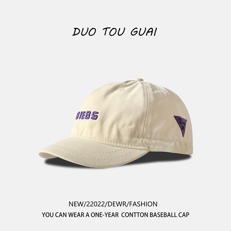 Mũ Lưỡi Trai Co Giãn Tốt Thêu Họa Tiết Phong Cách Retro Thời Trang Xuân Hè Cho Nam Và Nữ