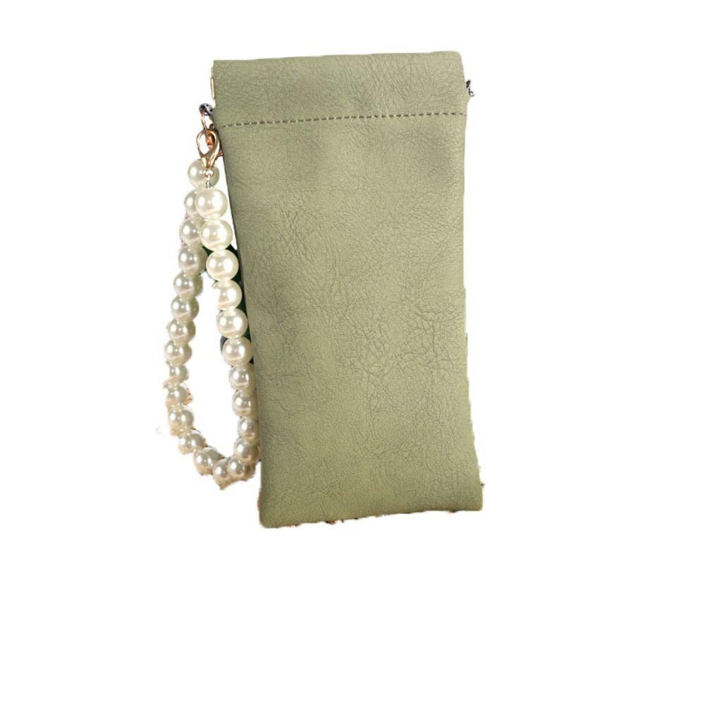 MIQUEL Túi Đựng Mắt Kính Bằng Da PU Màu Trơn Chống Nước Chống Đóng Phong Cách Hàn Quốc Cho Nam