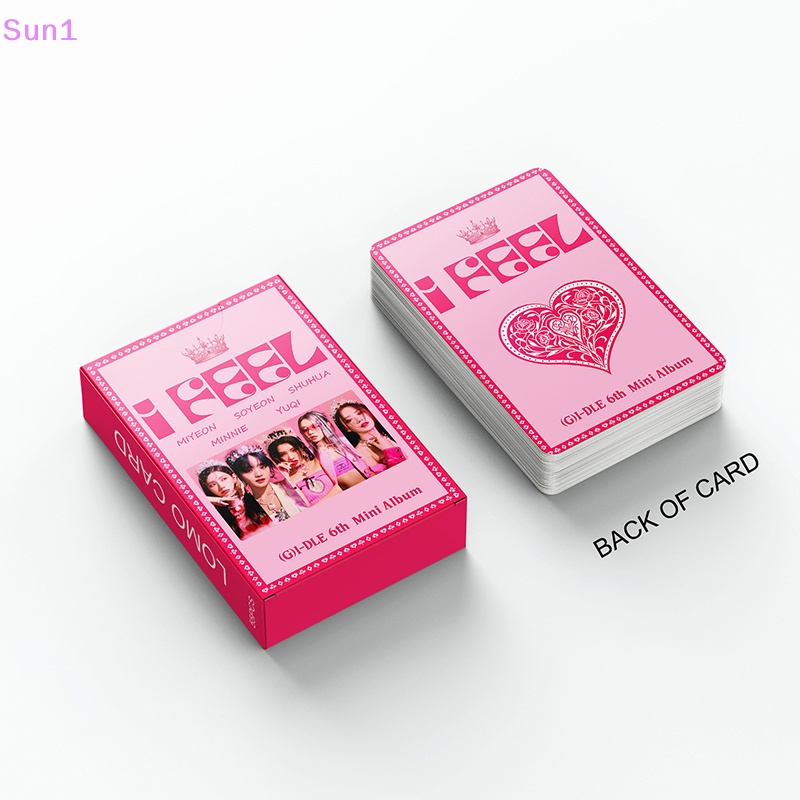 Sun1 &gt; set 55 Tấm Ảnh Lomo I-DLE 6th Mini Album Ảnh Nhóm Nhạc Nữ Kpop