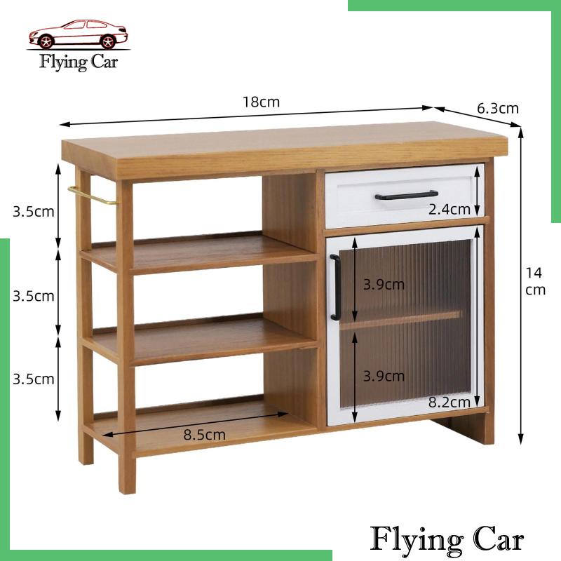 Mô Hình Tủ Nội Thất Trang Trí Nhà Búp Bê Tỉ Lệ 1: 6