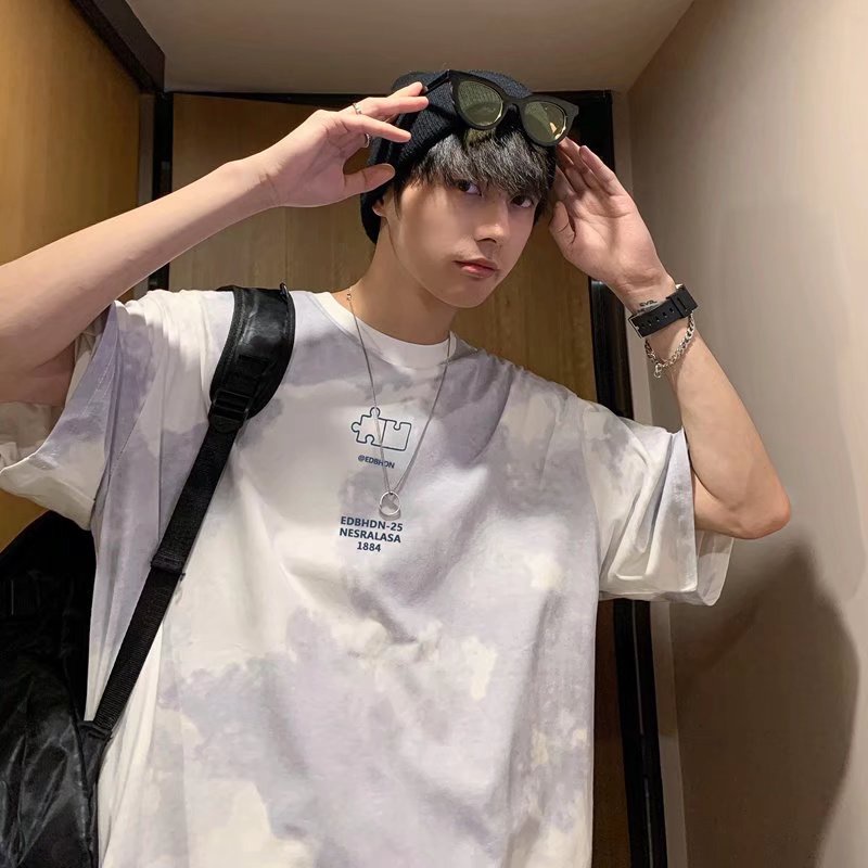 Áo Thun Tay Ngắn Dáng Rộng Chất Liệu Cotton Thời Trang Mùa Hè Cho Nam 300g