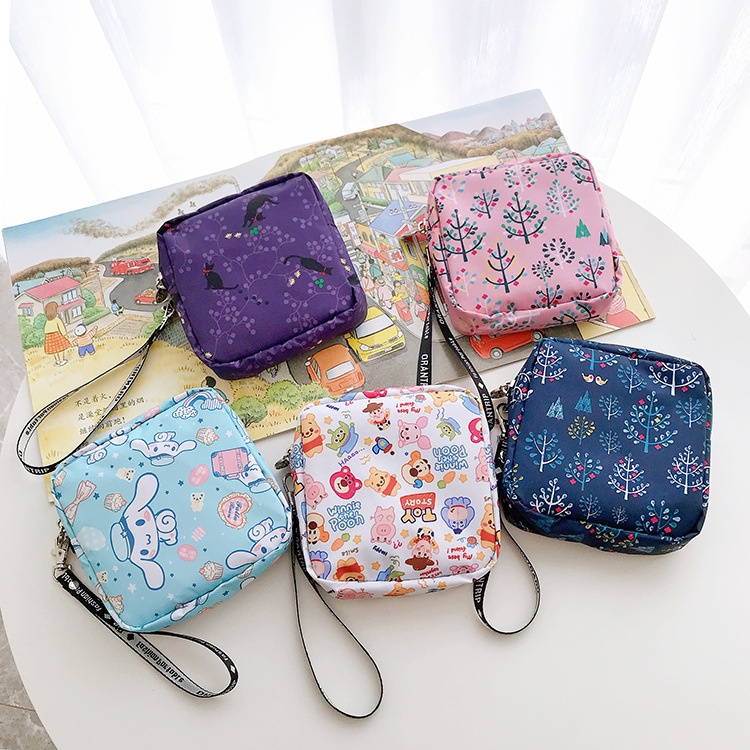 Túi Đựng Đồ Sức Chứa Lớn Họa Tiết Hoạt Hình Dễ Thương Túi Đựng Đồ Đa Năng Tiện Lợi