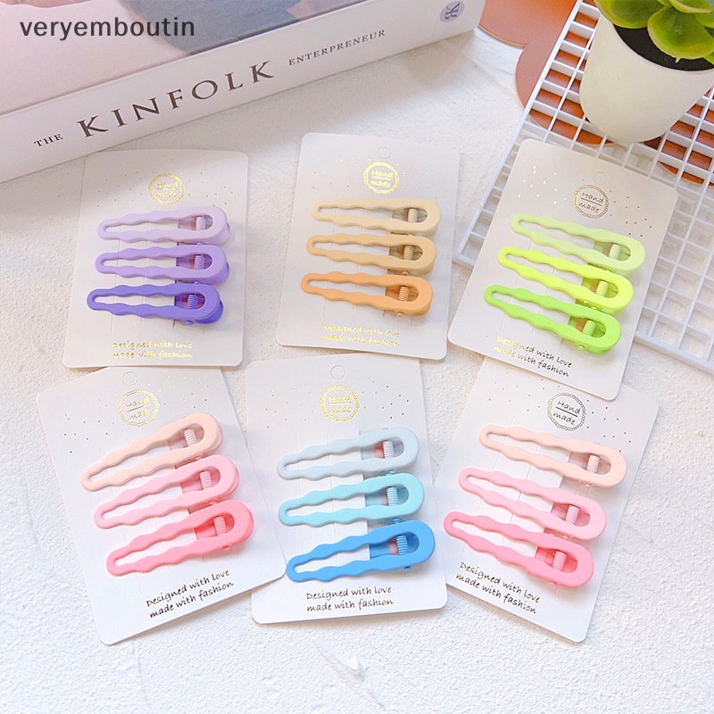 Kẹp Tóc Họa Tiết Hình Học Màu Gradient Thời Trang Cho Nữ