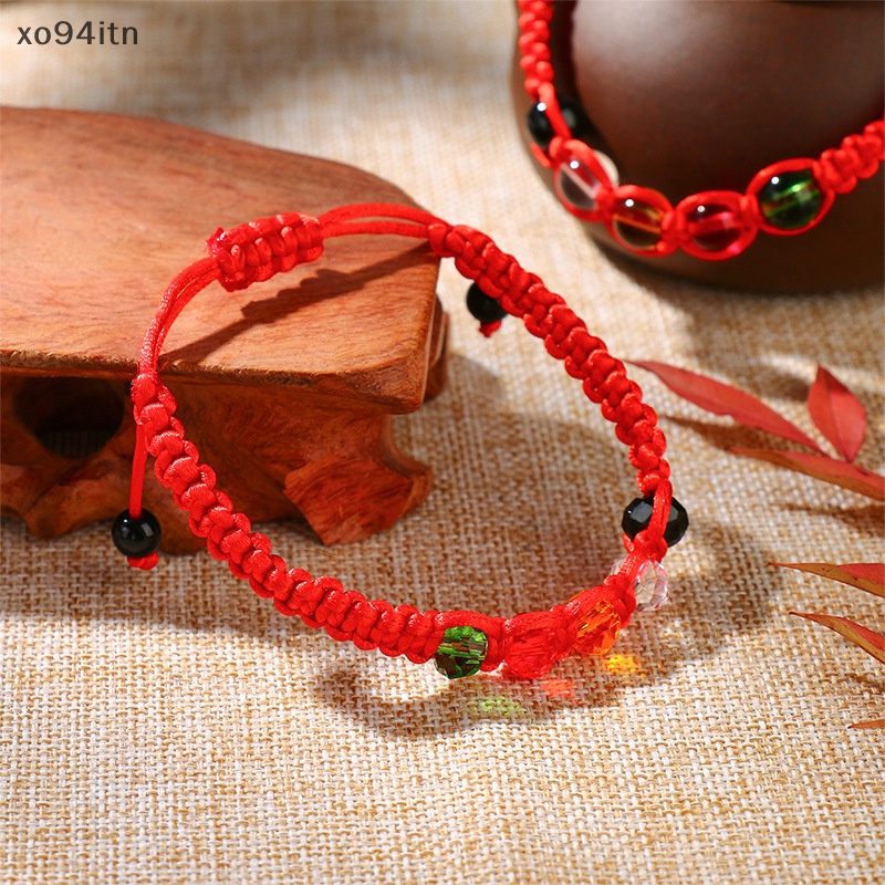 Tn Vòng Tay Bện Thủ Công Năm Nguyên Tố Tự Nhiên Có Thể Điều Chỉnh n