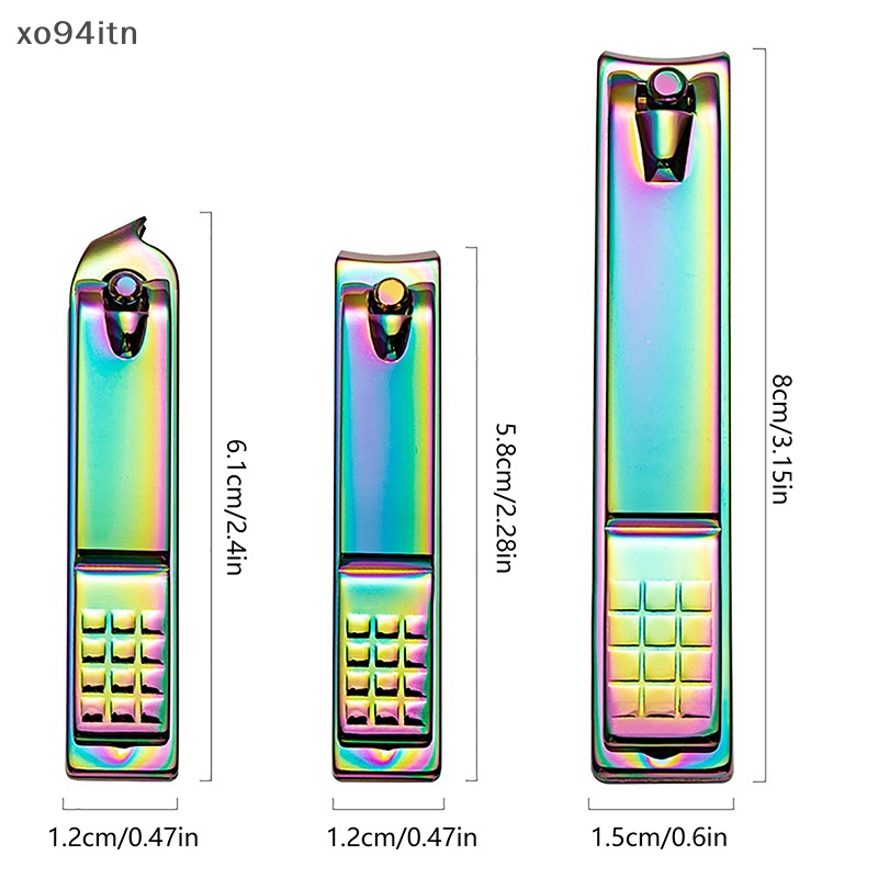 Kềm Cắt Móng Tay Bằng Thép Không Gỉ Nhiều Màu Sắc