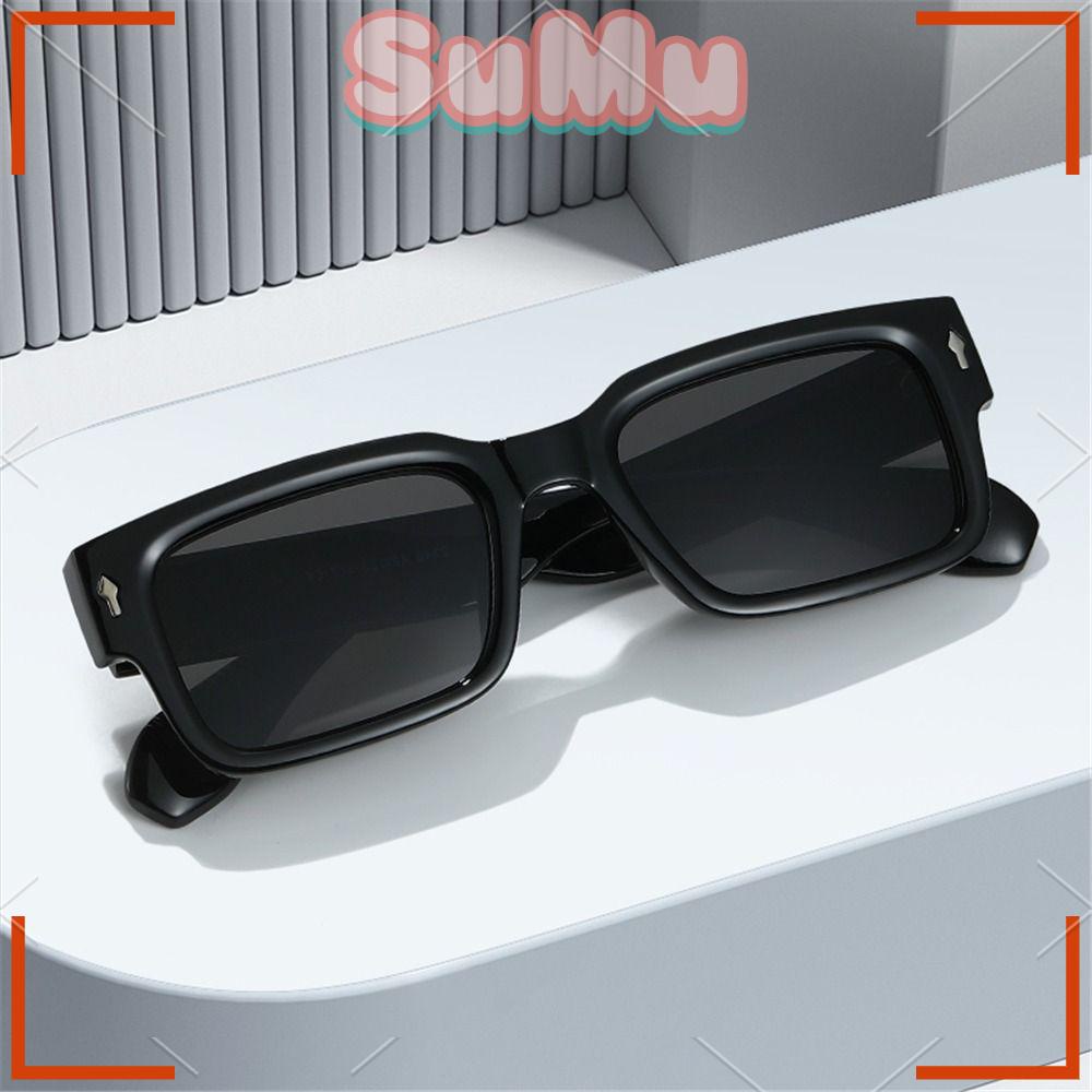 SUMU Kính Mát Gọng Vuông Chống Tia UV400 Y2K Màu Đen Phong Cách Punk Thời Trang Đi Biển / Du Lịch / Đường Phố