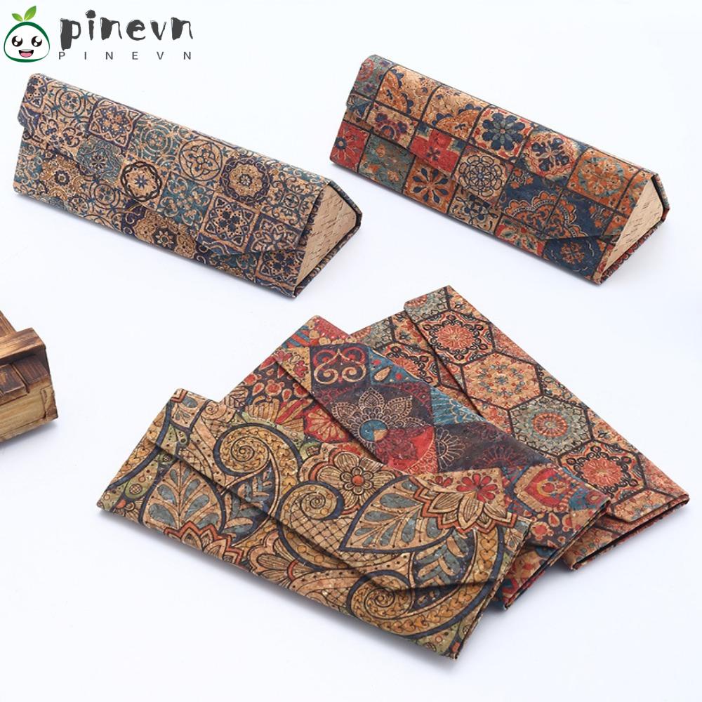 PINEVN Hộp Đựng Mắt Kính Hình Tam Giác Có Thể Gấp Lại Được