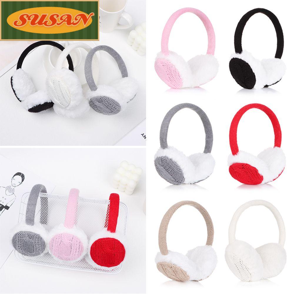 SUSANS Chụp Tai Bằng Lông Nhung Giữ Ấm Chống Gió Thoải Mái