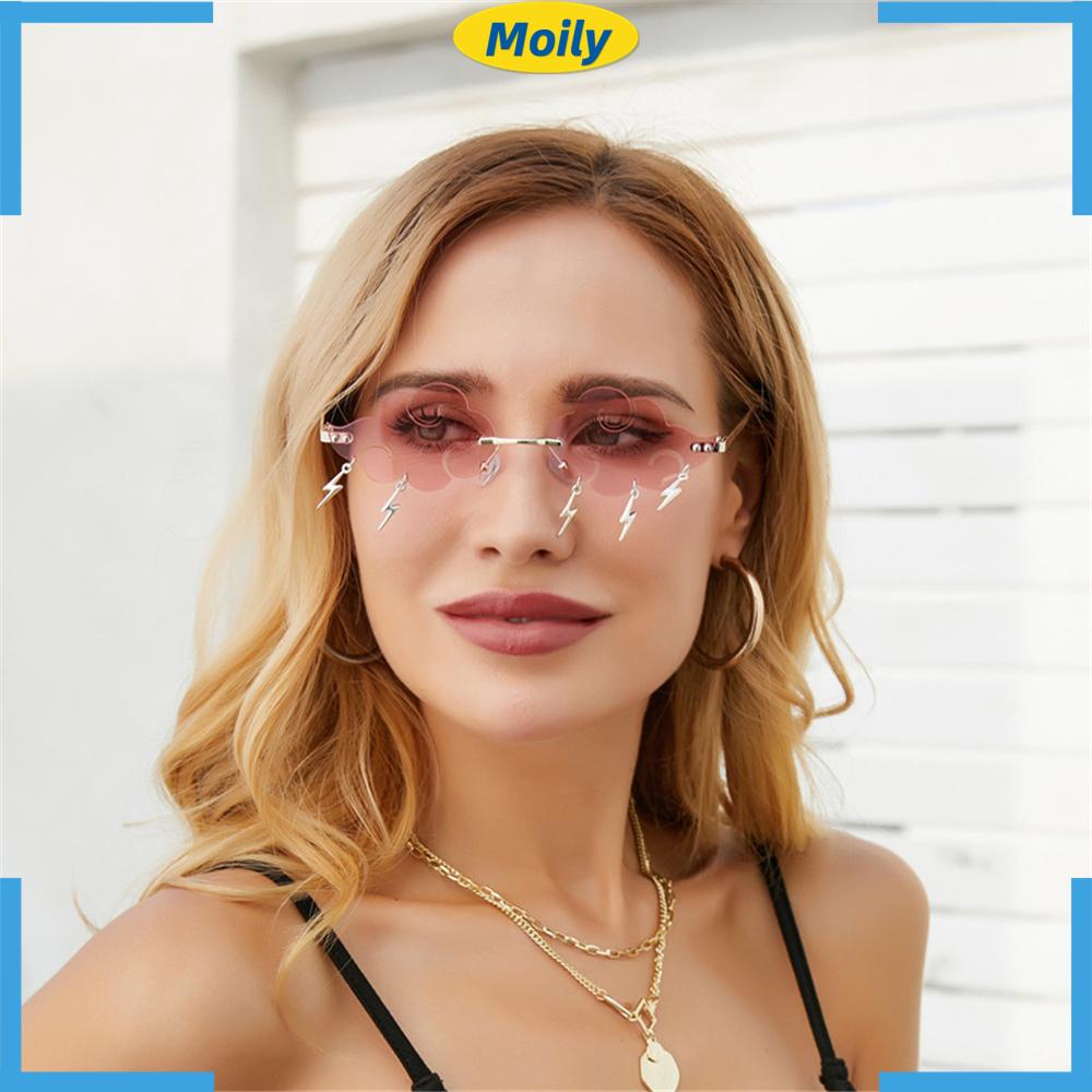 MOILYVN Kính Mát Thời Trang Phong Cách Thập Niên 90