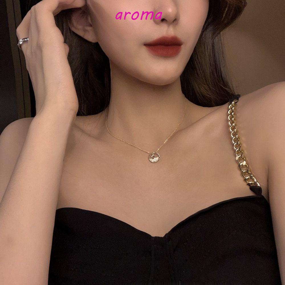 AROMA Vòng cổ Mặt Đuôi Cá Thời Trang Chất Lượng Cao Cho Nữ